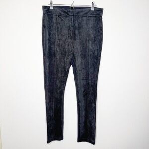 CALVIN KLEIN Gray Faux Suede Leggings